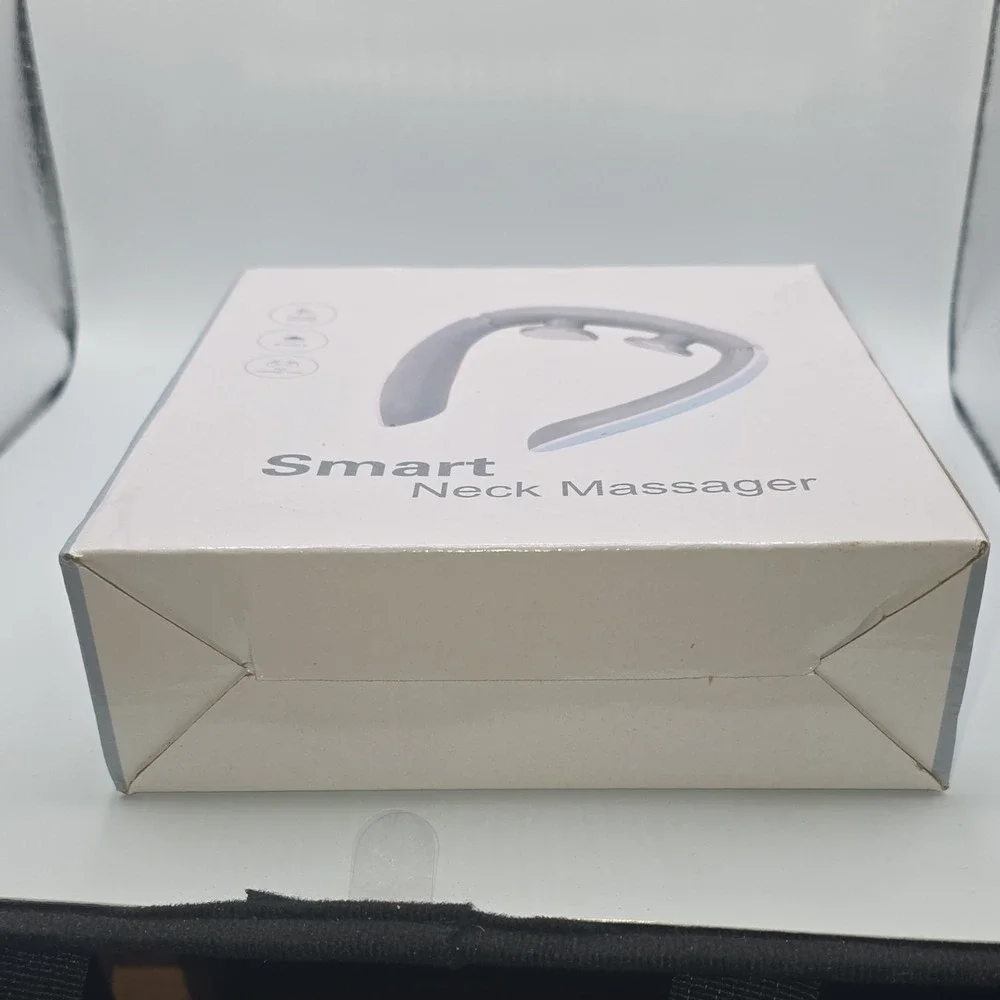 Smart Neck Massager Gray 3D‎ Fit Low Pulse 5 Modes 2 Heads Electronic Device